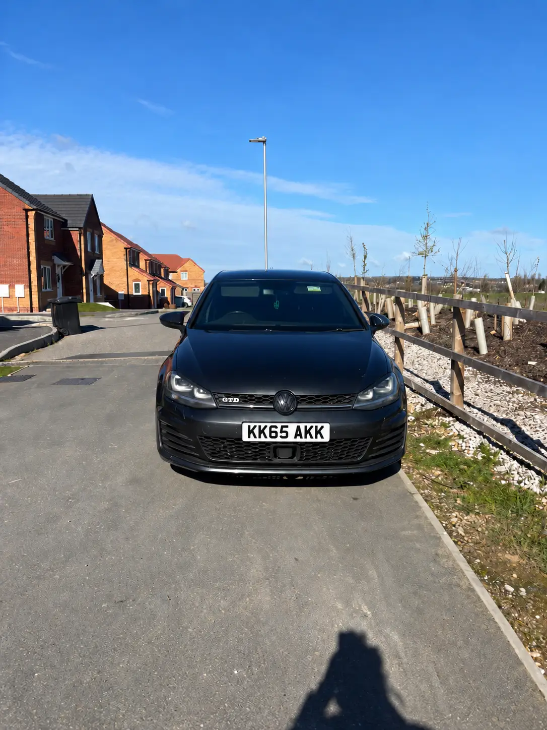 Gareth's winning Volkswagen Golf