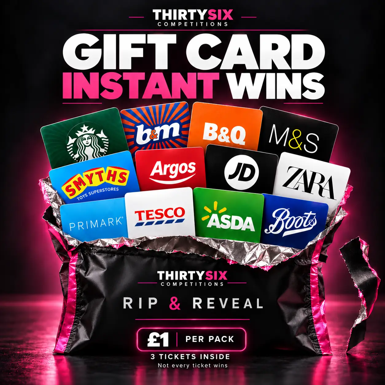 Gift Card Instant Wins